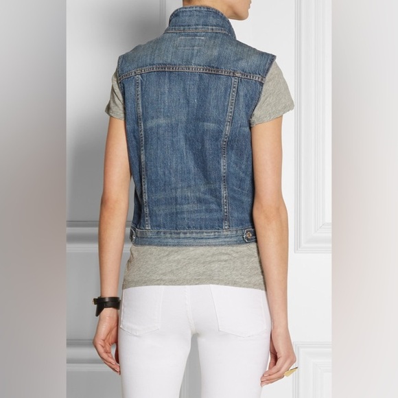 Rag and Bone Burney Denim Vest, Small - Picture 2 of 9